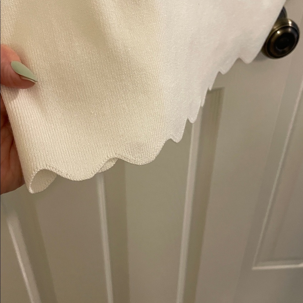 Cable & Gauge white sweater , like new - size L - Picture 3 of 3